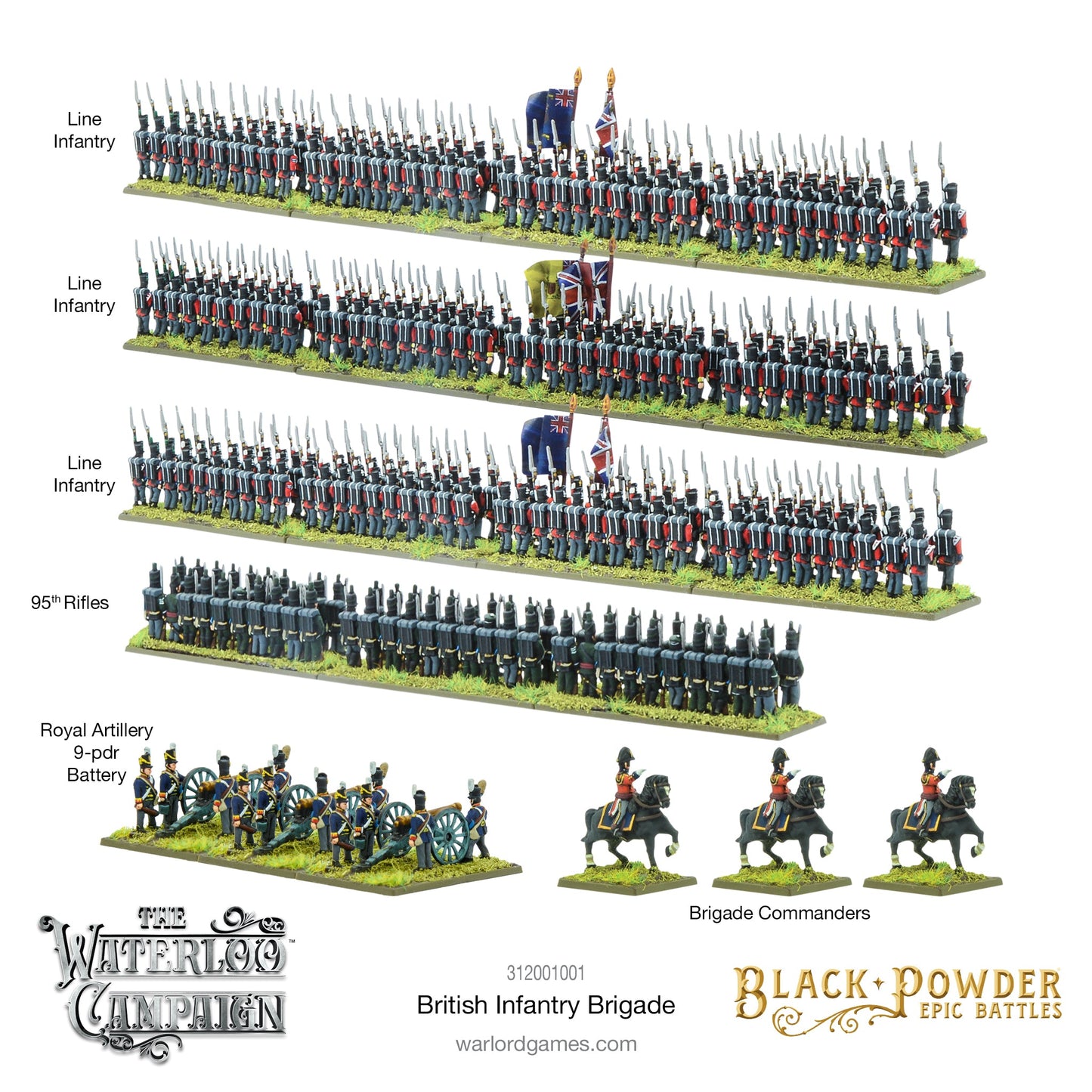 BP Epic Battles: Waterloo - British Infantry Brigade