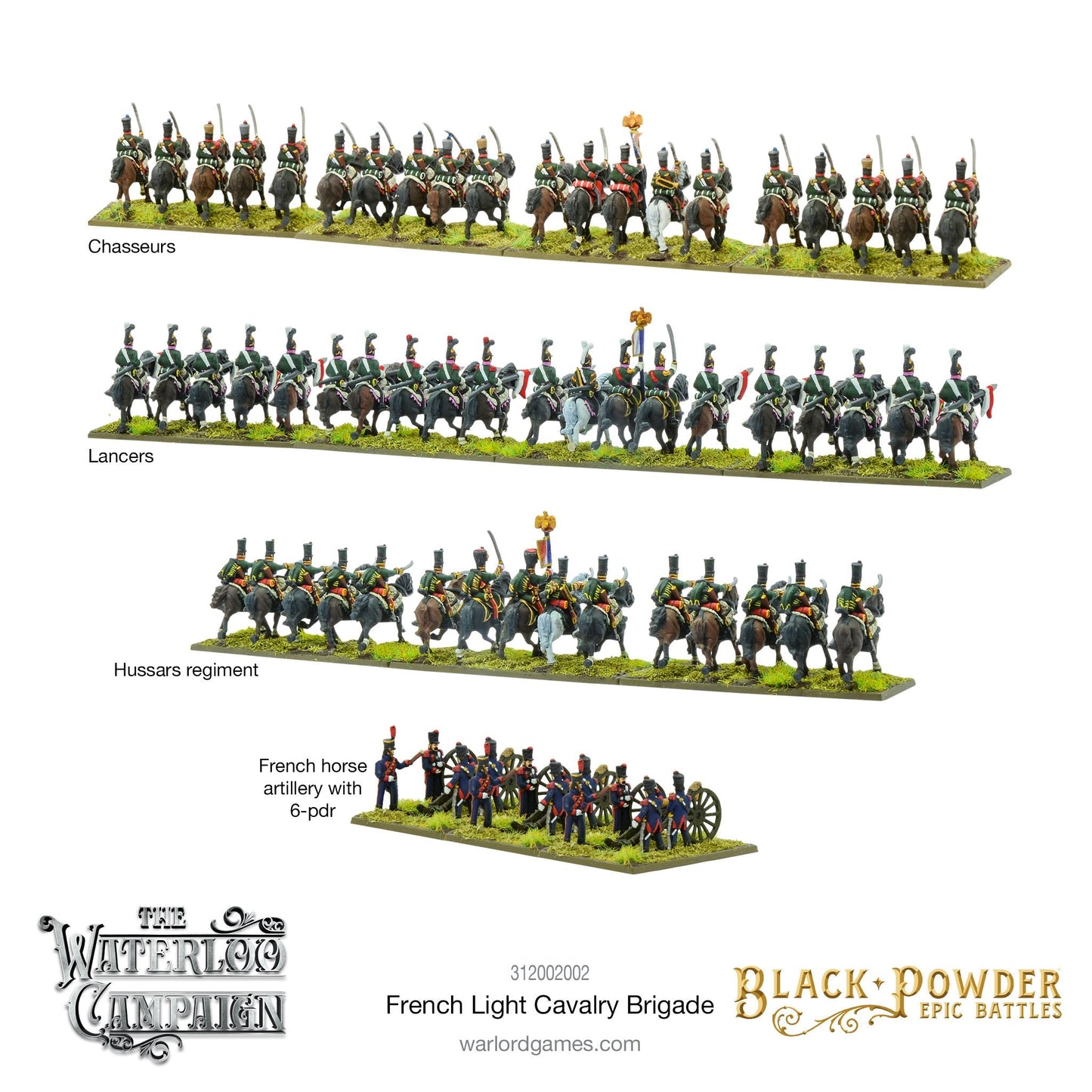 BP Epic Battles: Waterloo - French Light Cavalry Brigade