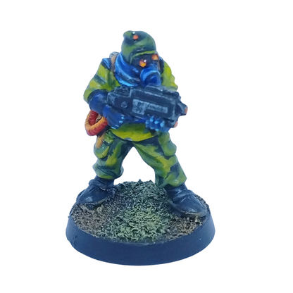 Trooper in NBC Suit armed with a Light Laser