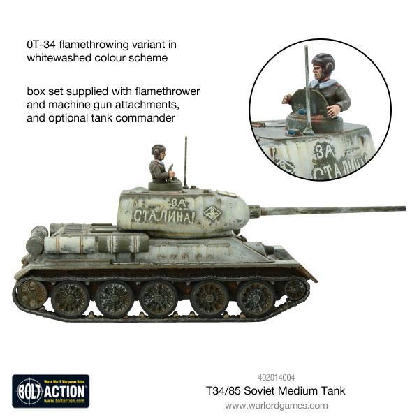 T-34/85 Medium Tank (Plastic)