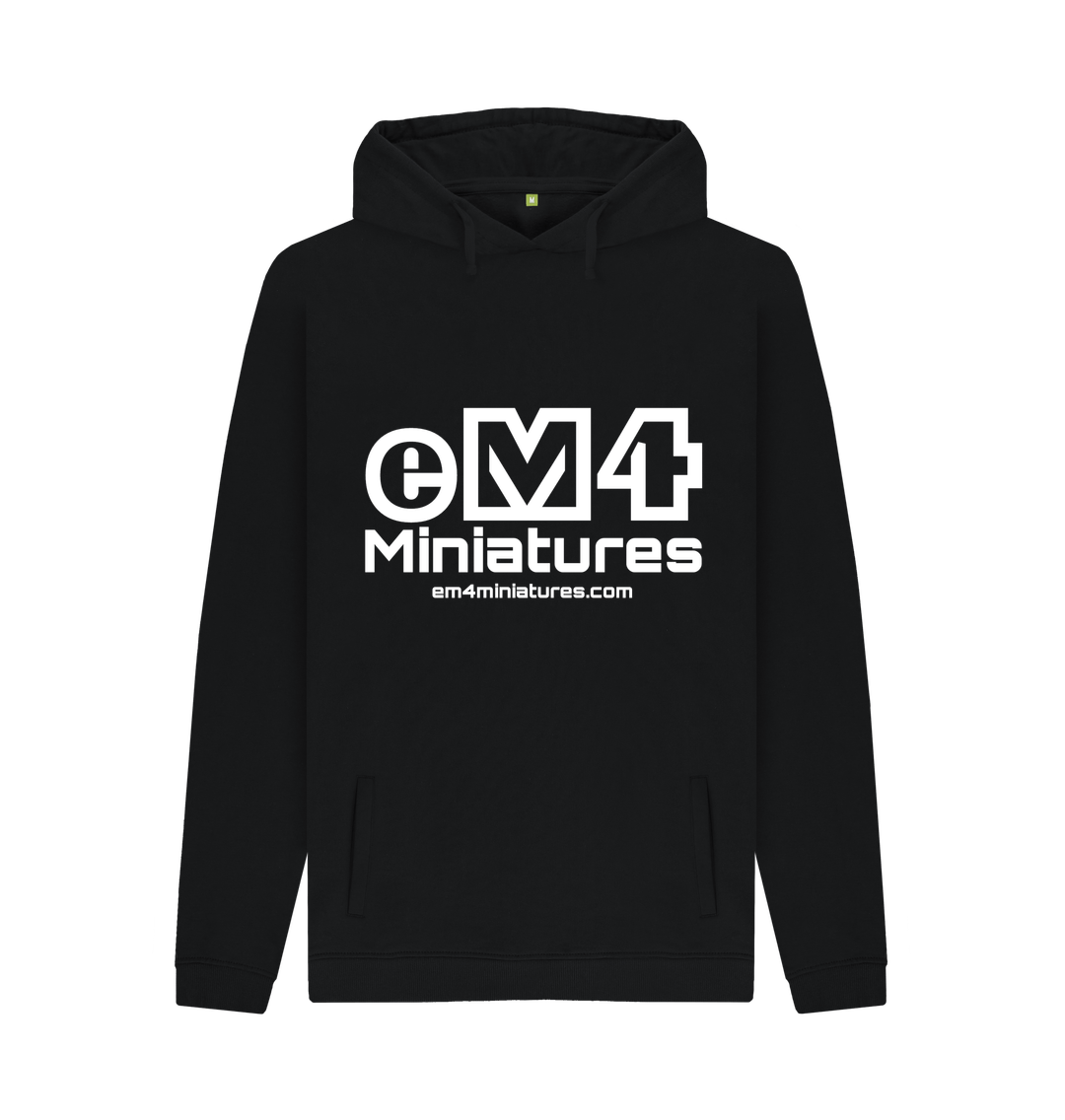 Black eM4 Brand Hoodie