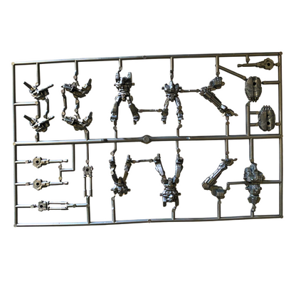 Mechs - 5 Plastic Miniatures