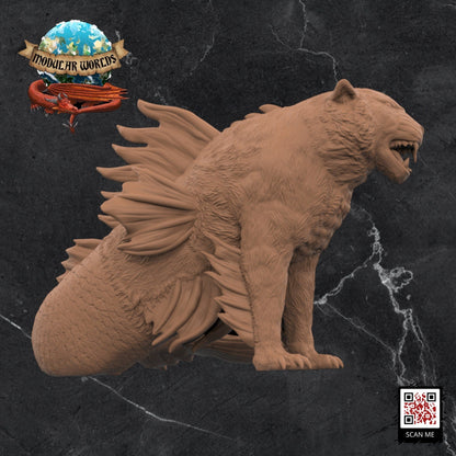 Mertiger: Tabletop Gaming Miniature (Resin 3D Print)