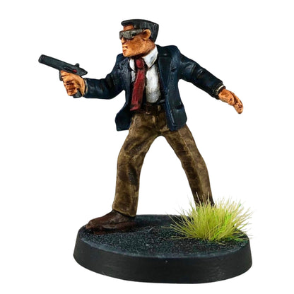 Suit Shades SMG Hand Gun
