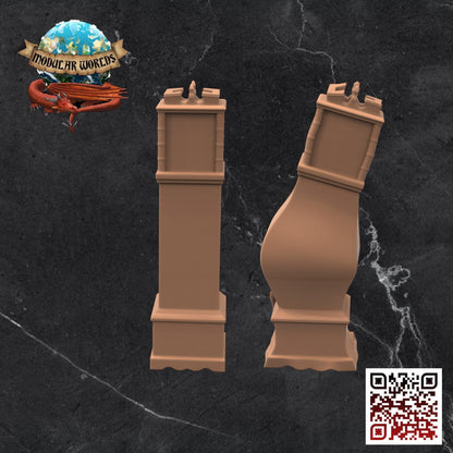Mimic Grandfather Clock: Tabletop Gaming Miniature (Resin 3D Print)