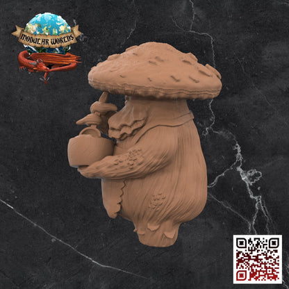 Myconid Cook: Tabletop Gaming Miniature (Resin 3D Print)