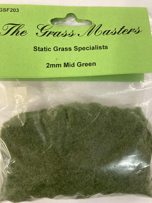 GSF203 Grass Masters Flock - 2mm Mid Green