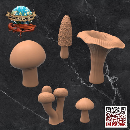 Small Mushrooms (x25)