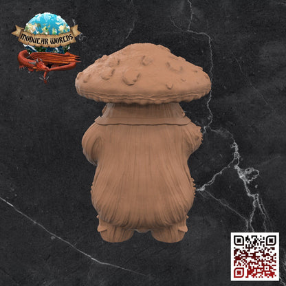 Myconid Cook: Tabletop Gaming Miniature (Resin 3D Print)
