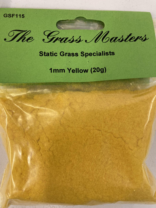 GSF115 Grass Masters Flock - 1mm Yellow