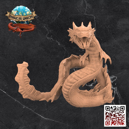 Dracofish: Tabletop Gaming Miniature (Resin 3D Print)