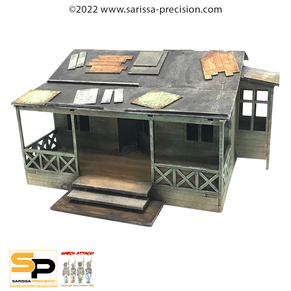 Survivor Shack - Post Apocolyptic MDF Scenery – em4miniatures
