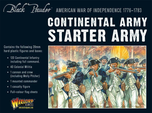 American War Of Independence Continental Army Starter Set