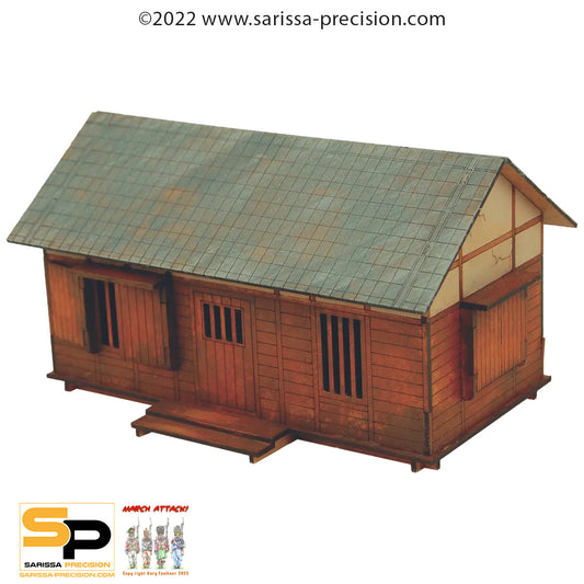 Village House / Outhouse - Feudal Japan MDF Scenery