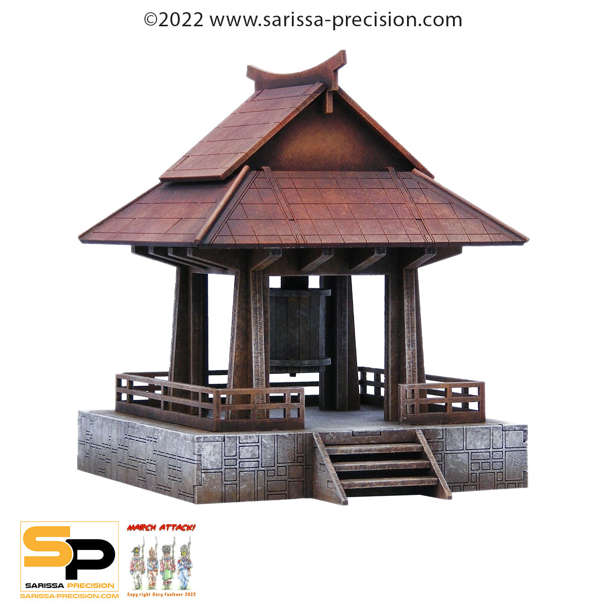 Temple Bell - Feudal Japan MDF Scenery