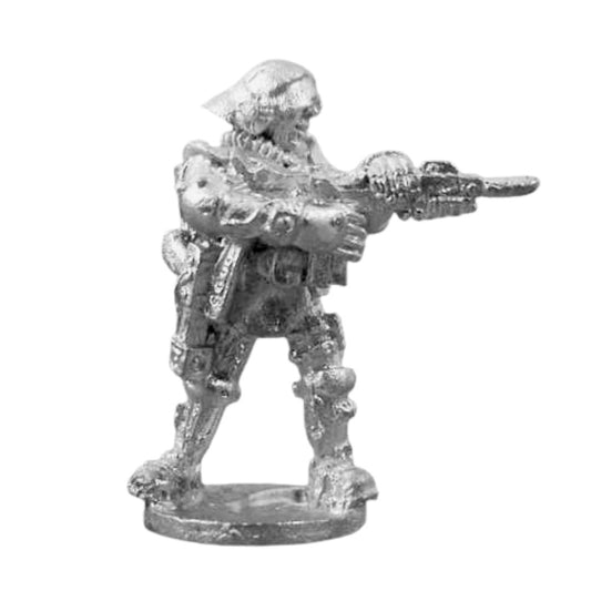 Cybertech Wartechs w. Machine Pistol, Firing