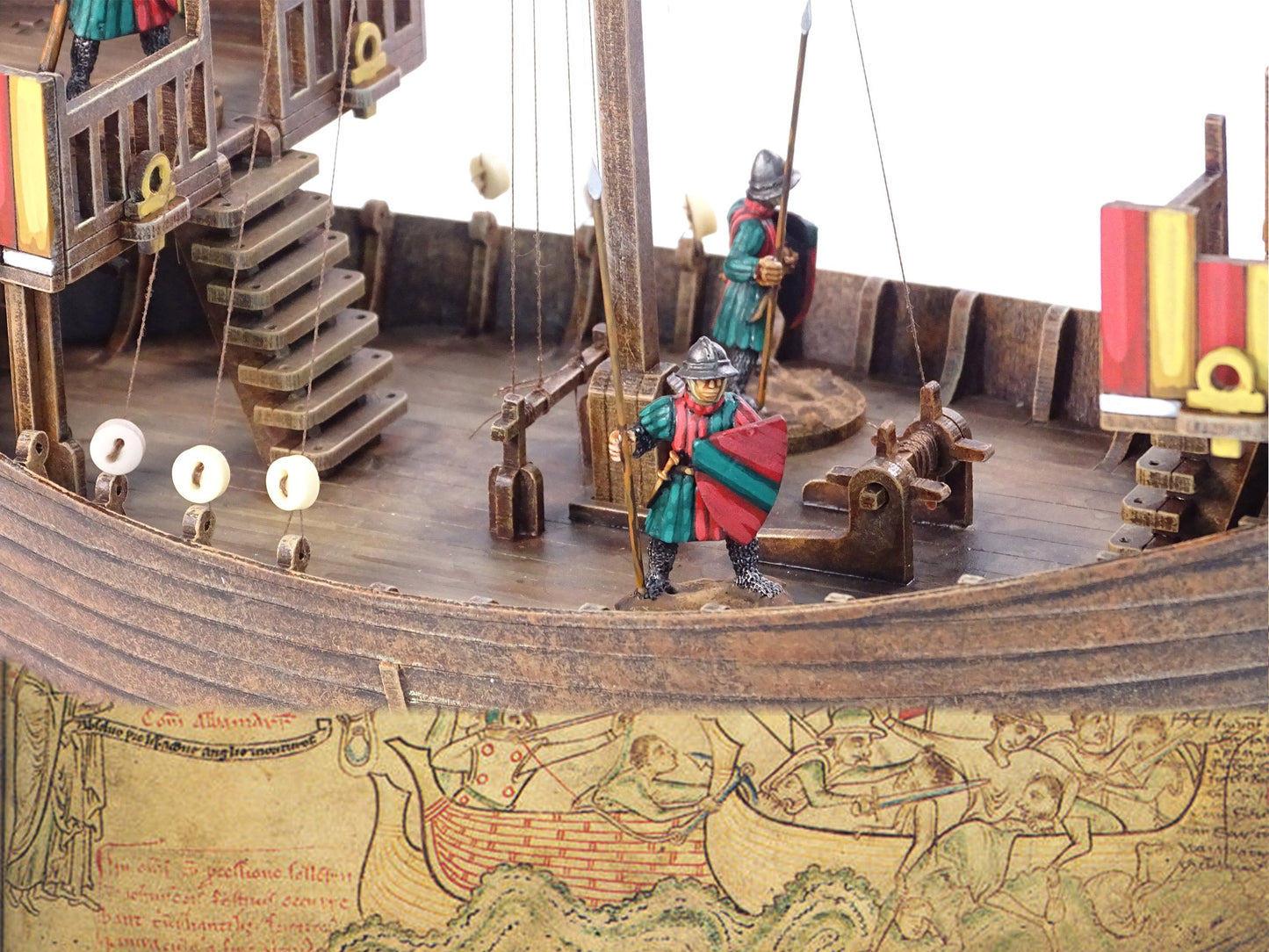 Medieval Cog Sailing Ship - Medieval MDF Scenery