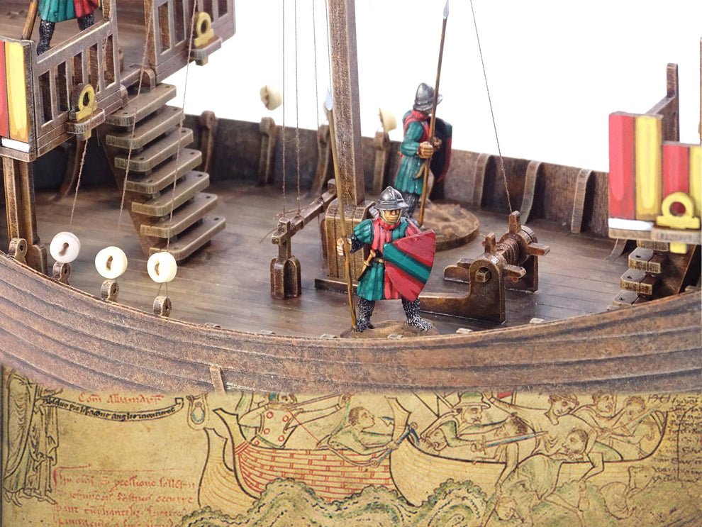 Medieval Cog Sailing Ship - Medieval MDF Scenery – em4miniatures