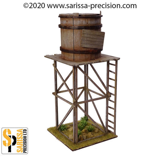 Water Tower (28mm) - Wild West MDF Scenery