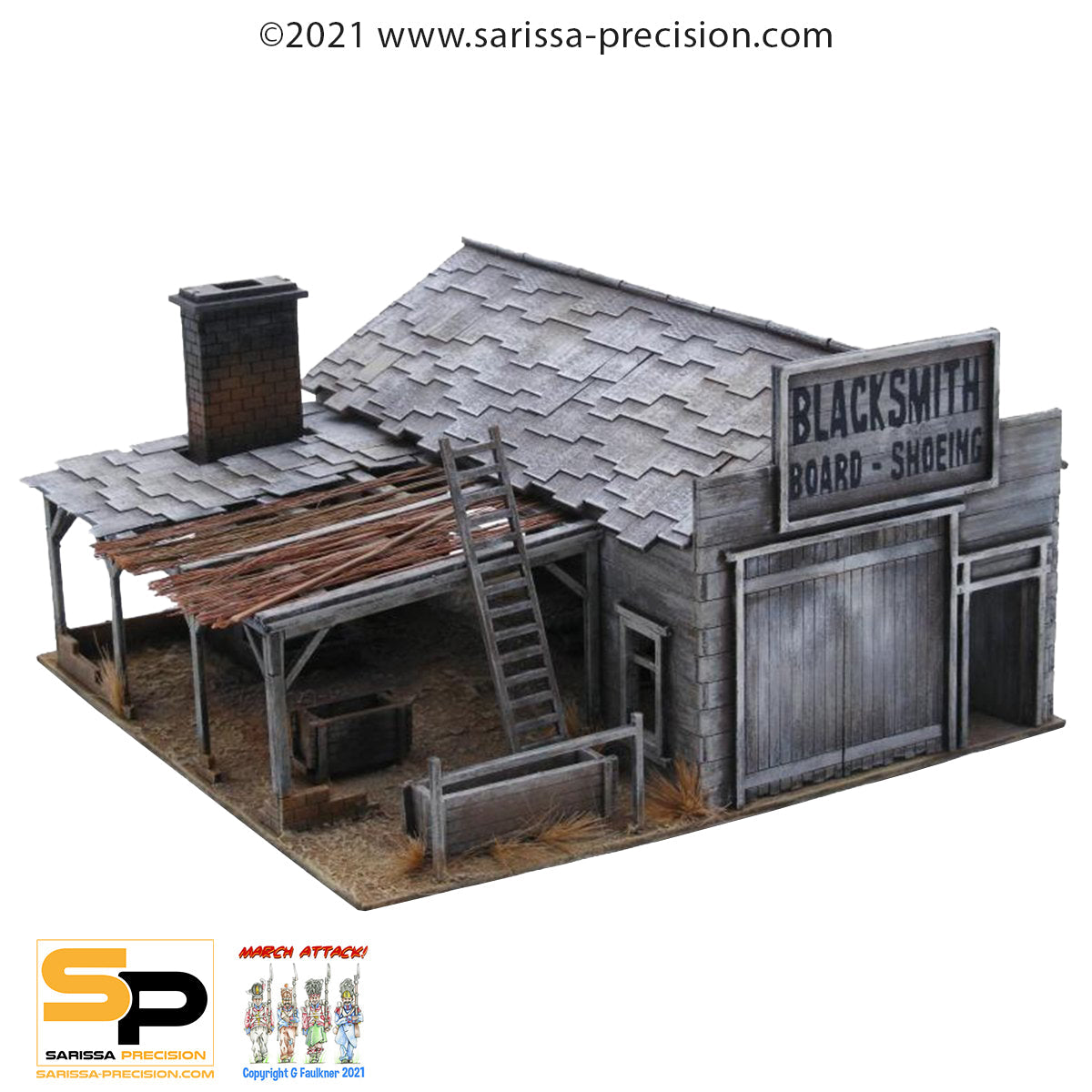 Blacksmiths - Wild West MDF Scenery