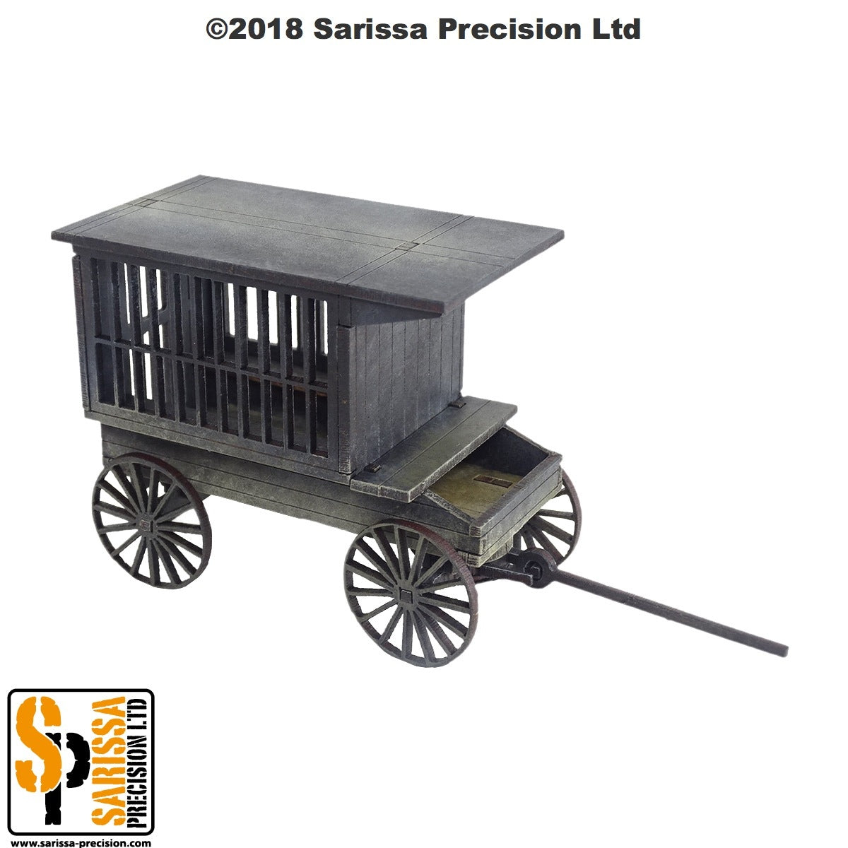 Tumbleweed 'Jail' Wagon (28mm) - Wild West MDF Scenery