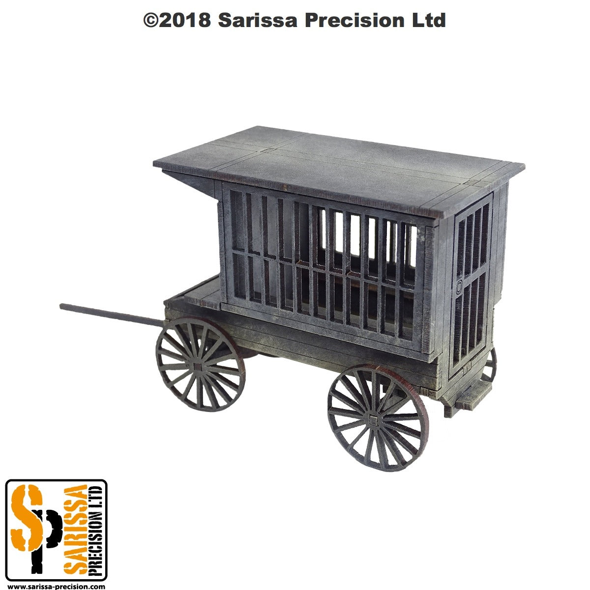 Tumbleweed 'Jail' Wagon (28mm) - Wild West MDF Scenery