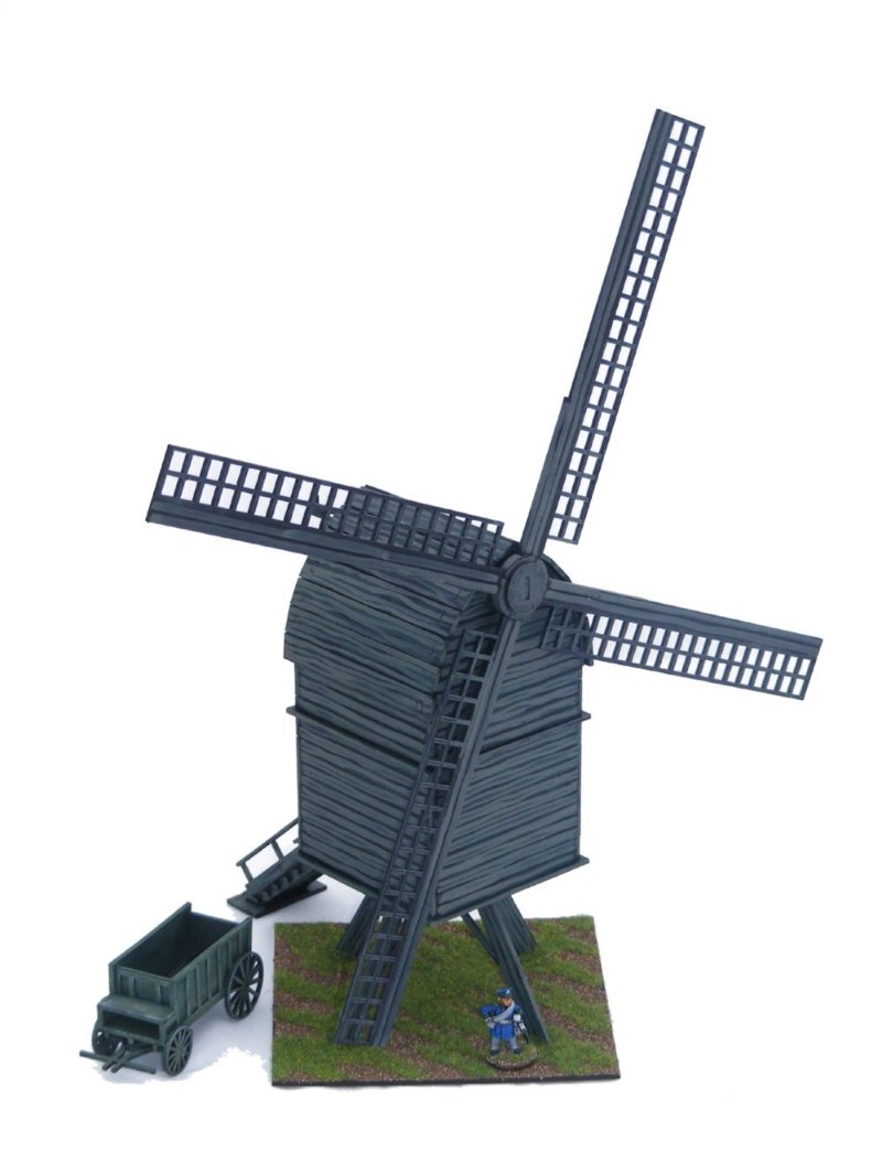Napolean With Windmill Post Windmill - Napoleonic MDF Scenery – em4miniatures