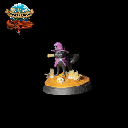 Cat Familiar: Tabletop Gaming Miniature (Resin 3D Print)
