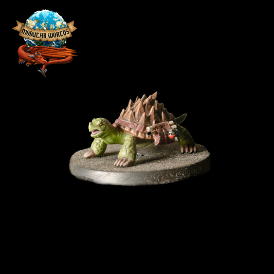 Giant Tortoise Familiar: Tabletop Gaming Miniature (Resin 3D Print)