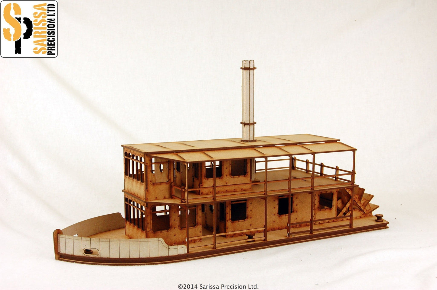 Colonial Paddle Steamer - Pulp MDF Scenery