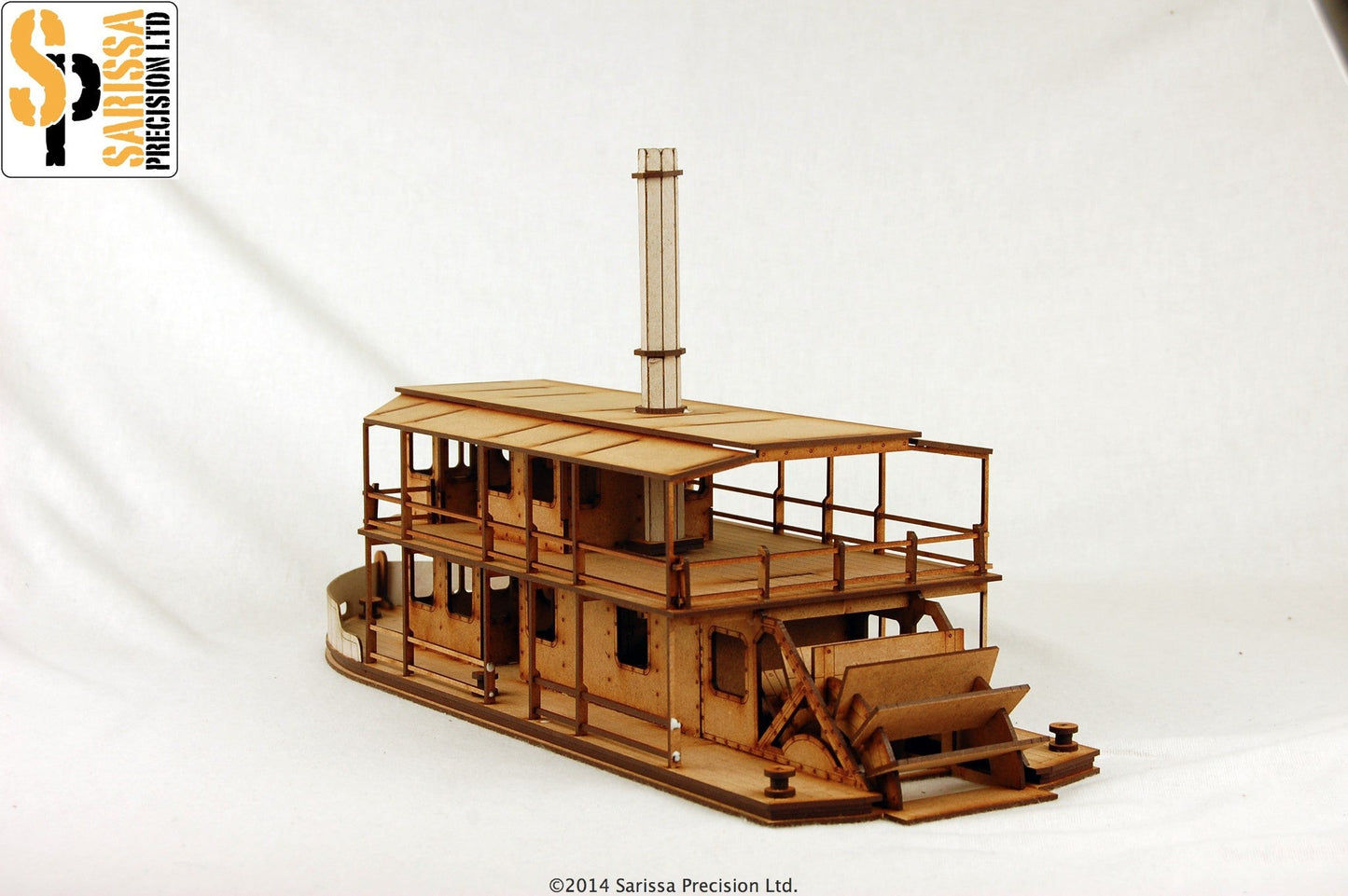 Colonial Paddle Steamer - Pulp MDF Scenery