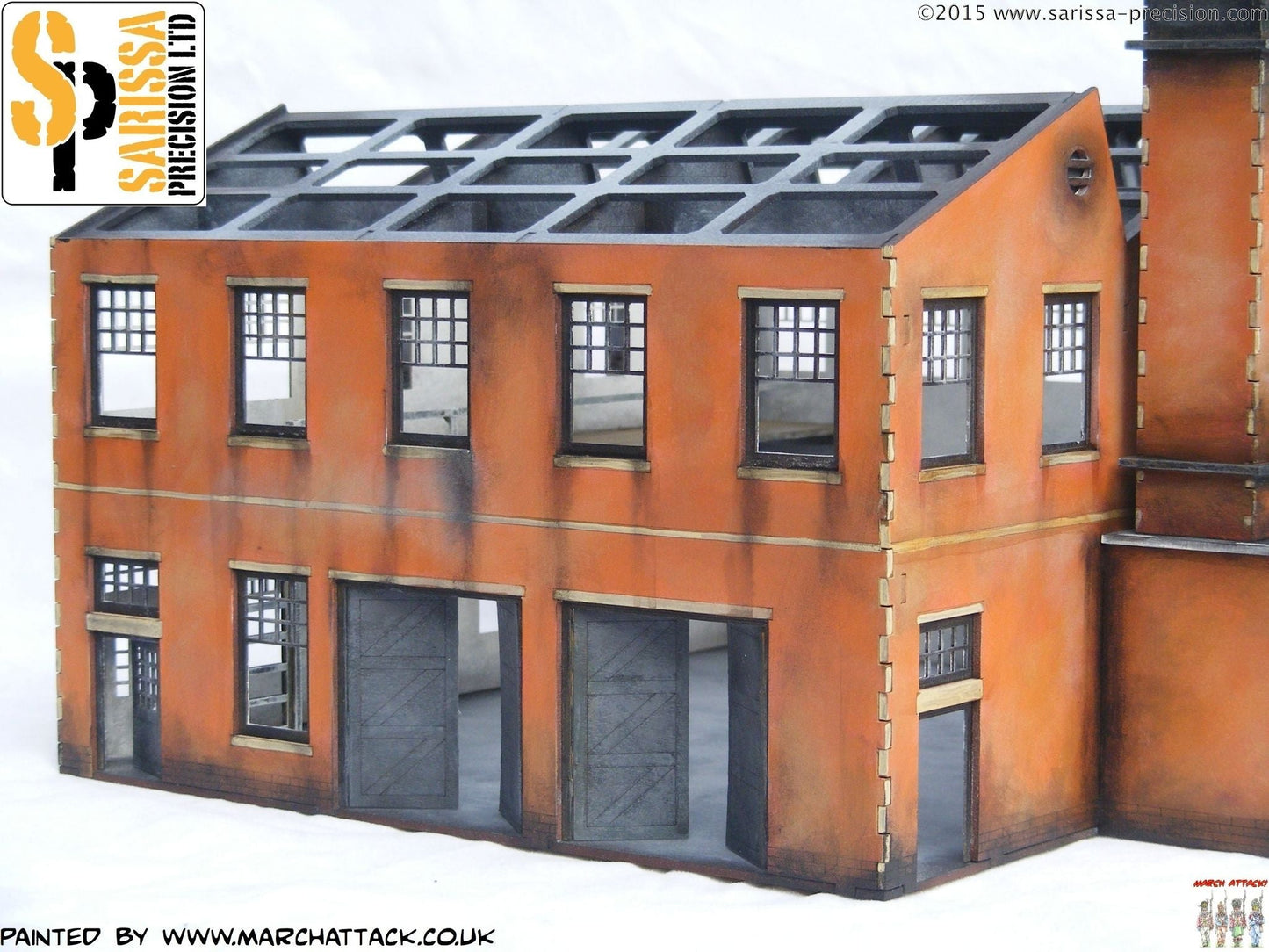 Large Factory - Industrial MDF Scenery