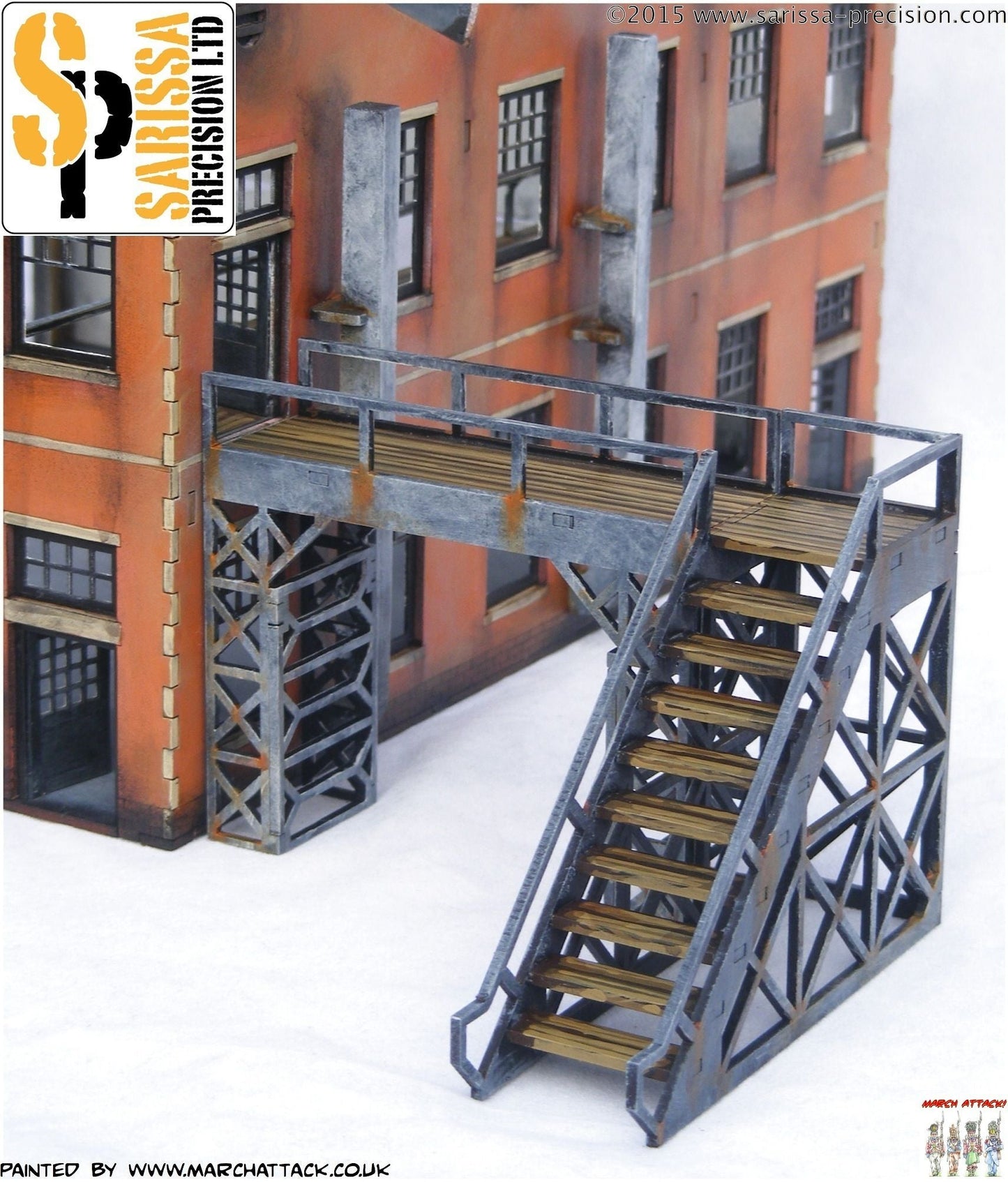 Large Factory - Industrial MDF Scenery