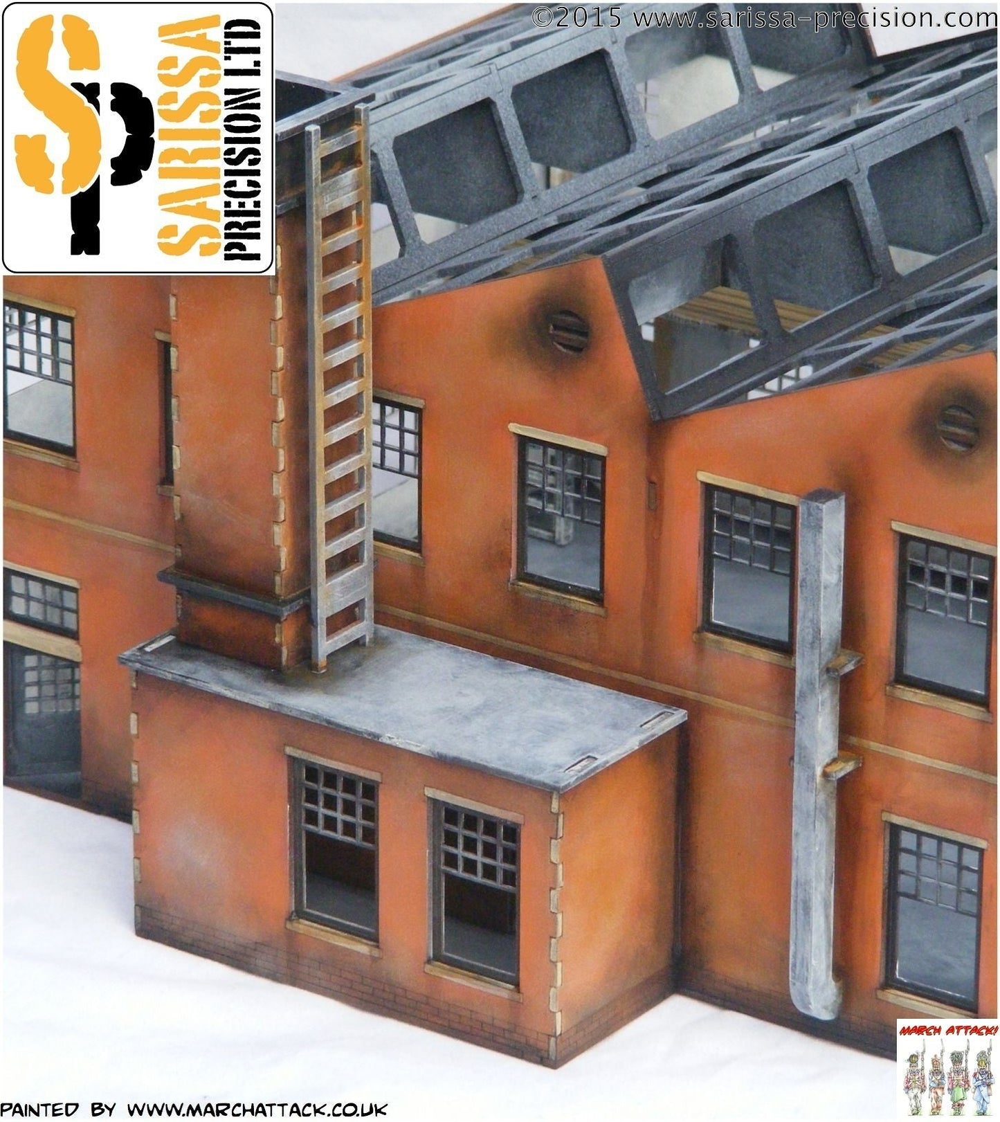 Large Factory - Industrial MDF Scenery