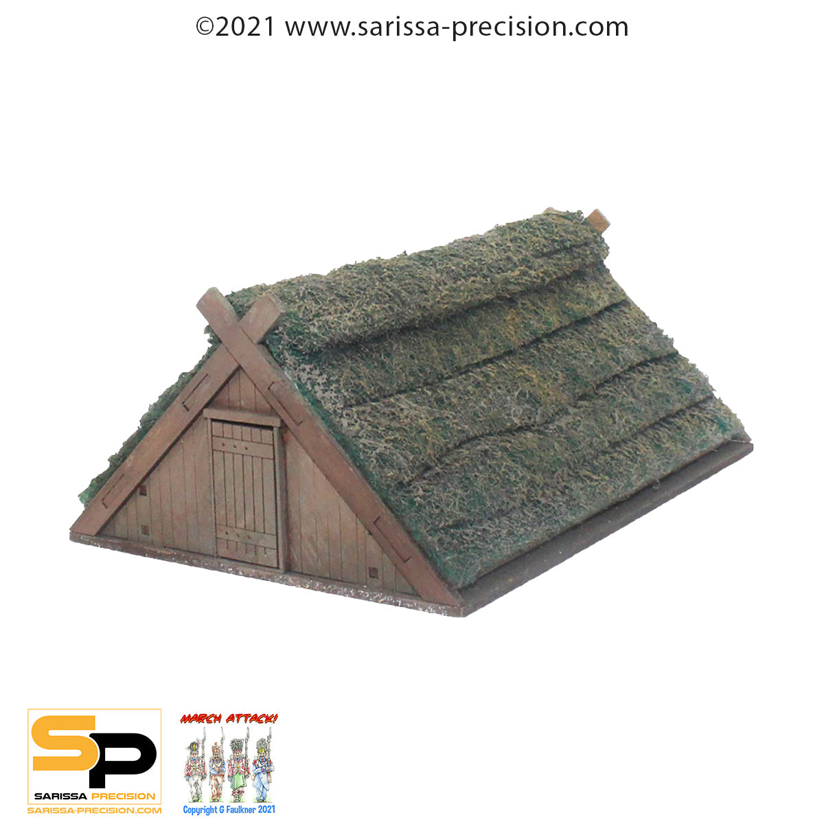 Timber A-Frame Hut - Medieval MDF Scenery