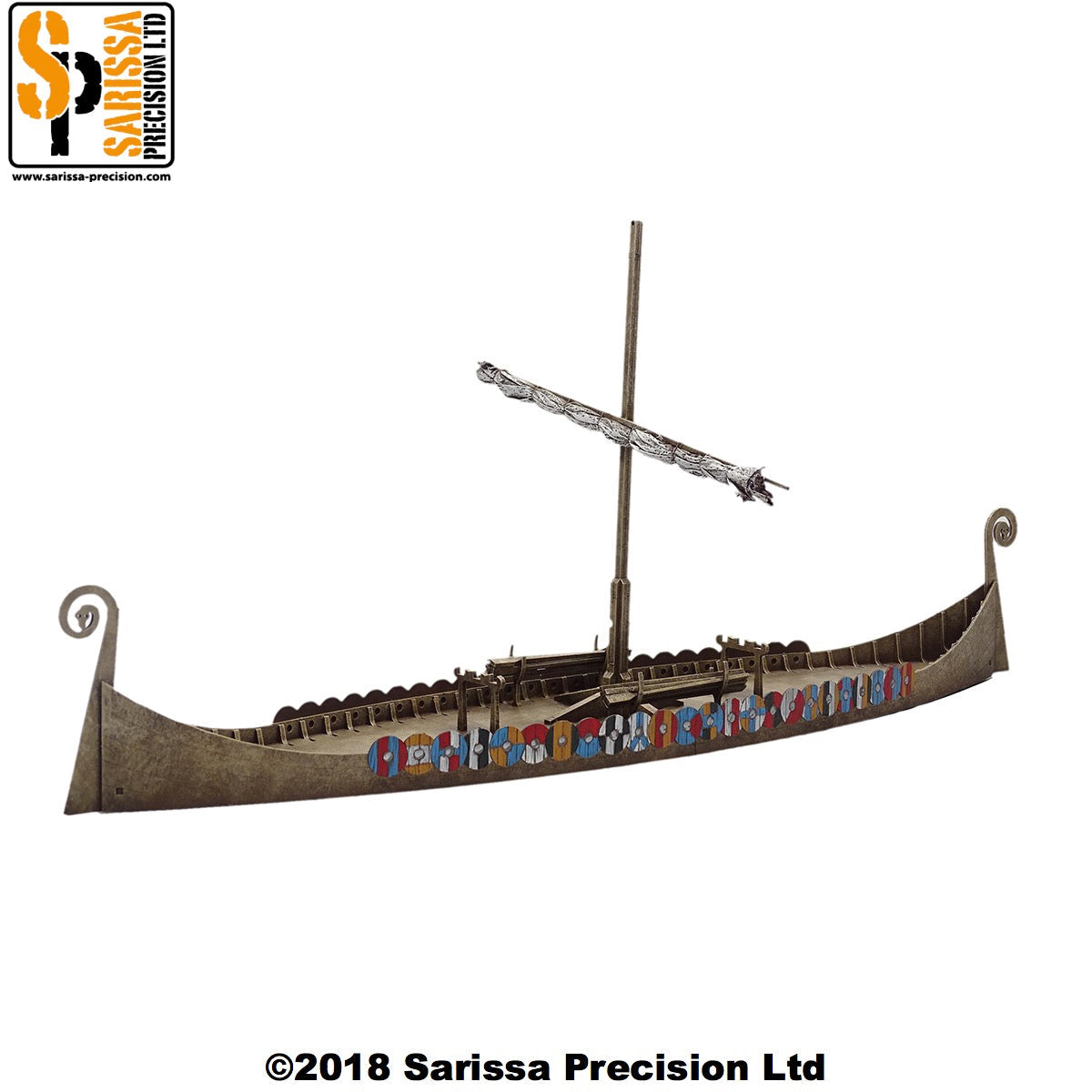 Dark Age Longship - Medieval MDF Scenery