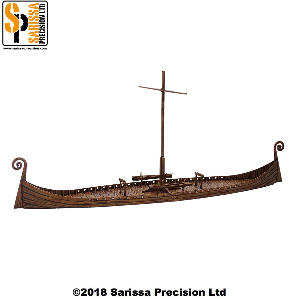 Dark Age Longship - Medieval MDF Scenery