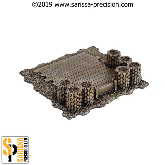 Gabion Redoubt Set - Medieval MDF Scenery