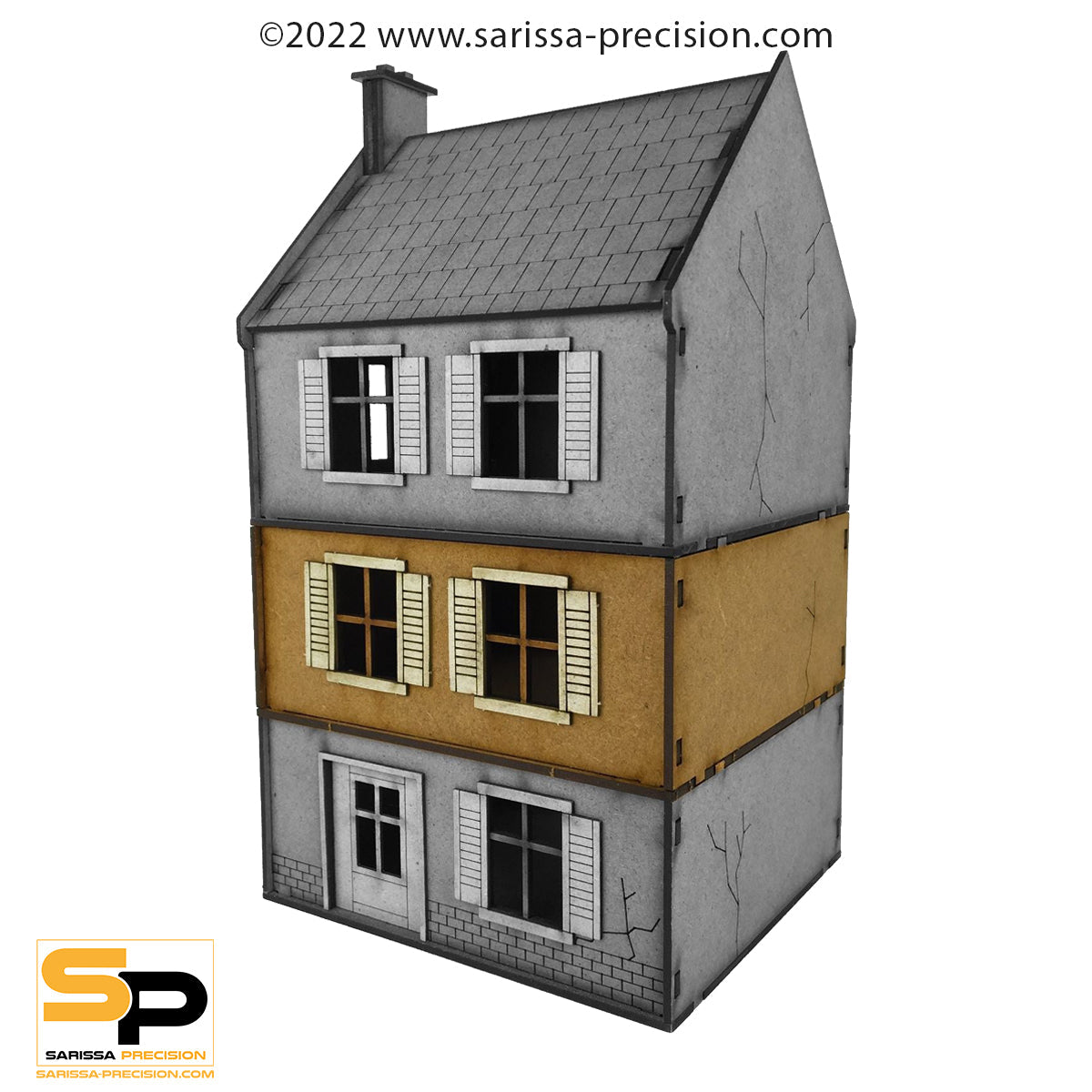 Small House (28mm) - World War Europe MDF Scenery