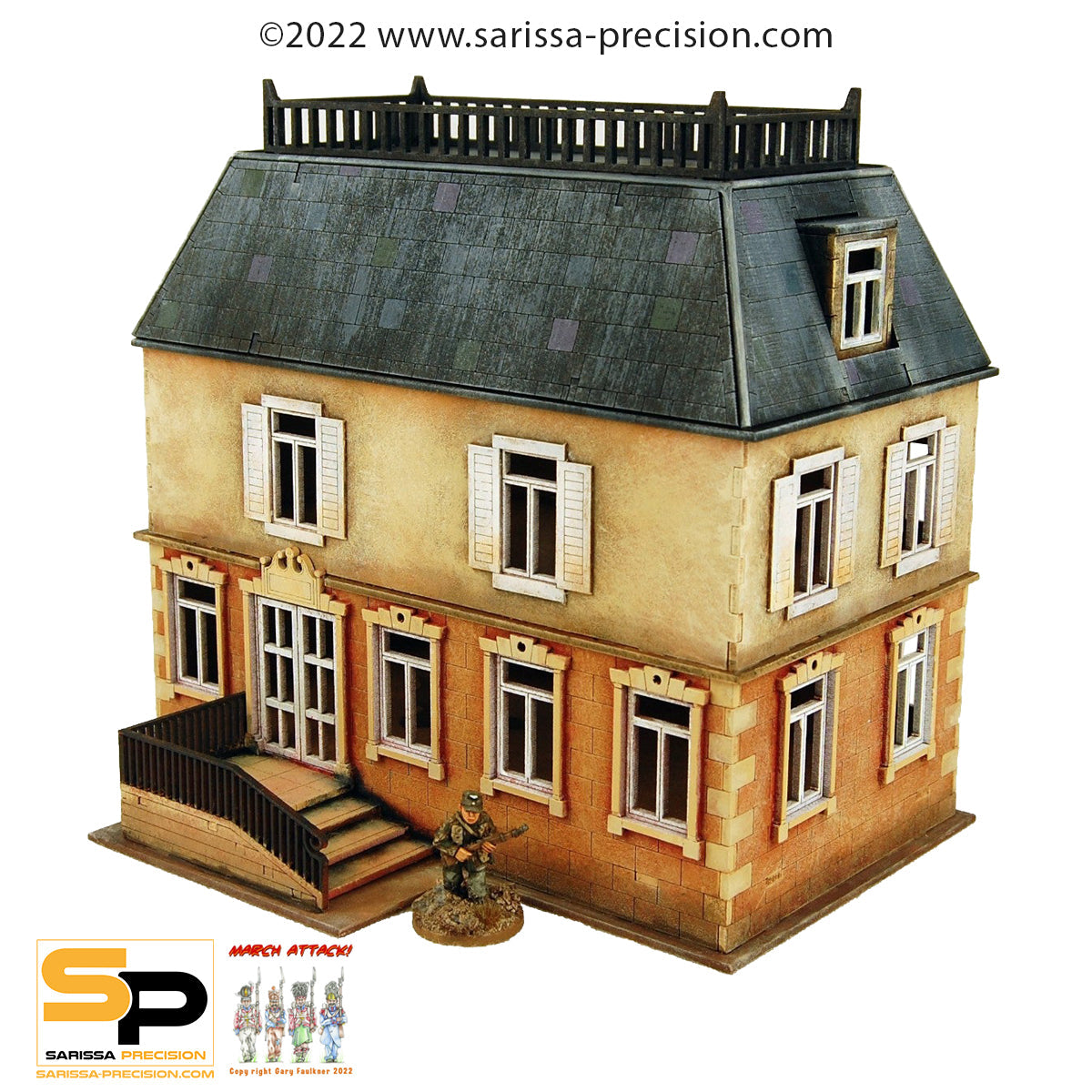 Chateau (28mm) - World War Europe MDF Scenery