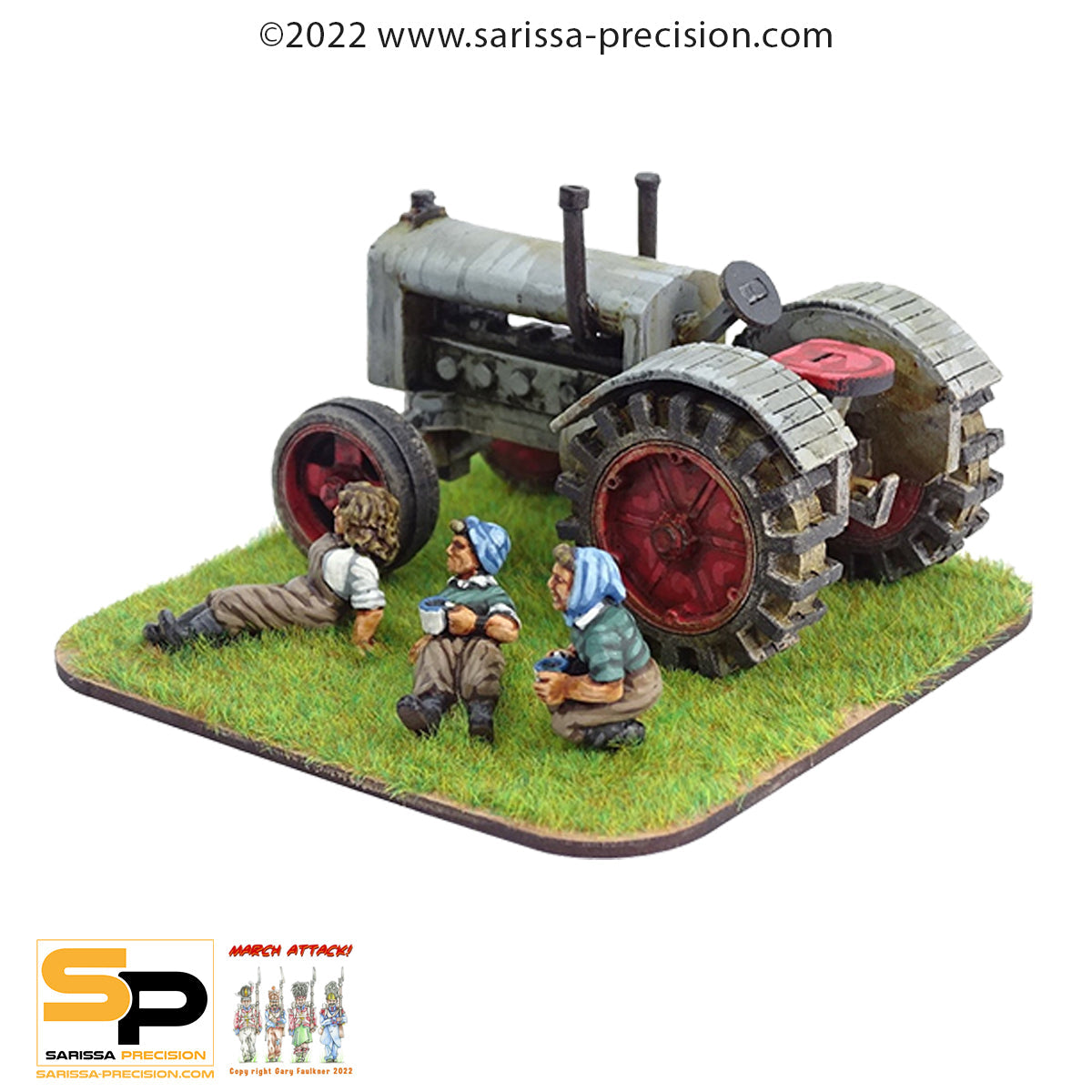 Fordson' Tractor - World War Europe MDF Scenery