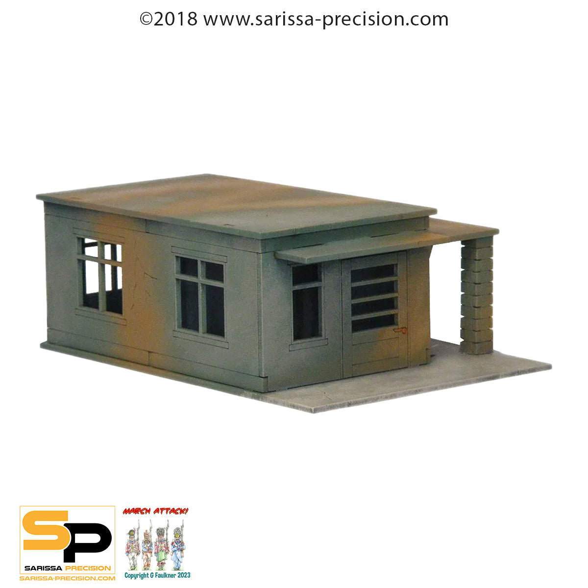 Guard House / Bike Shelter - World War Europe MDF Scenery