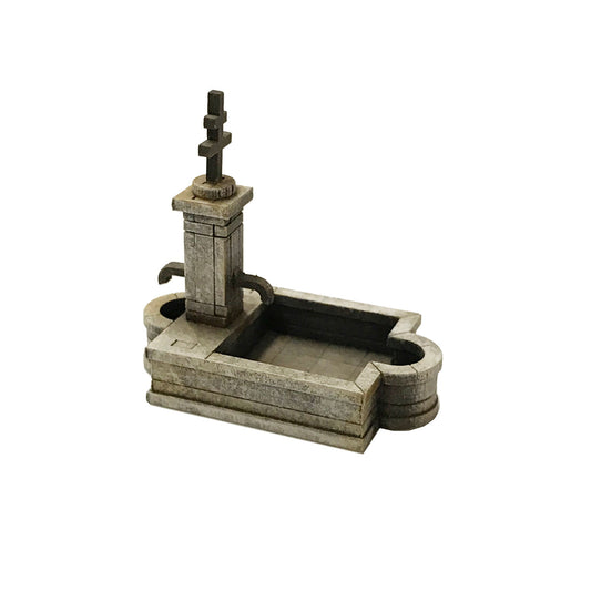 Village Fountain - 28mm - World War Europe MDF Scenery