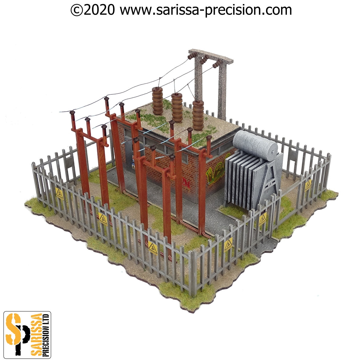 Electrical Substation - Post Apocolyptic MDF Scenery