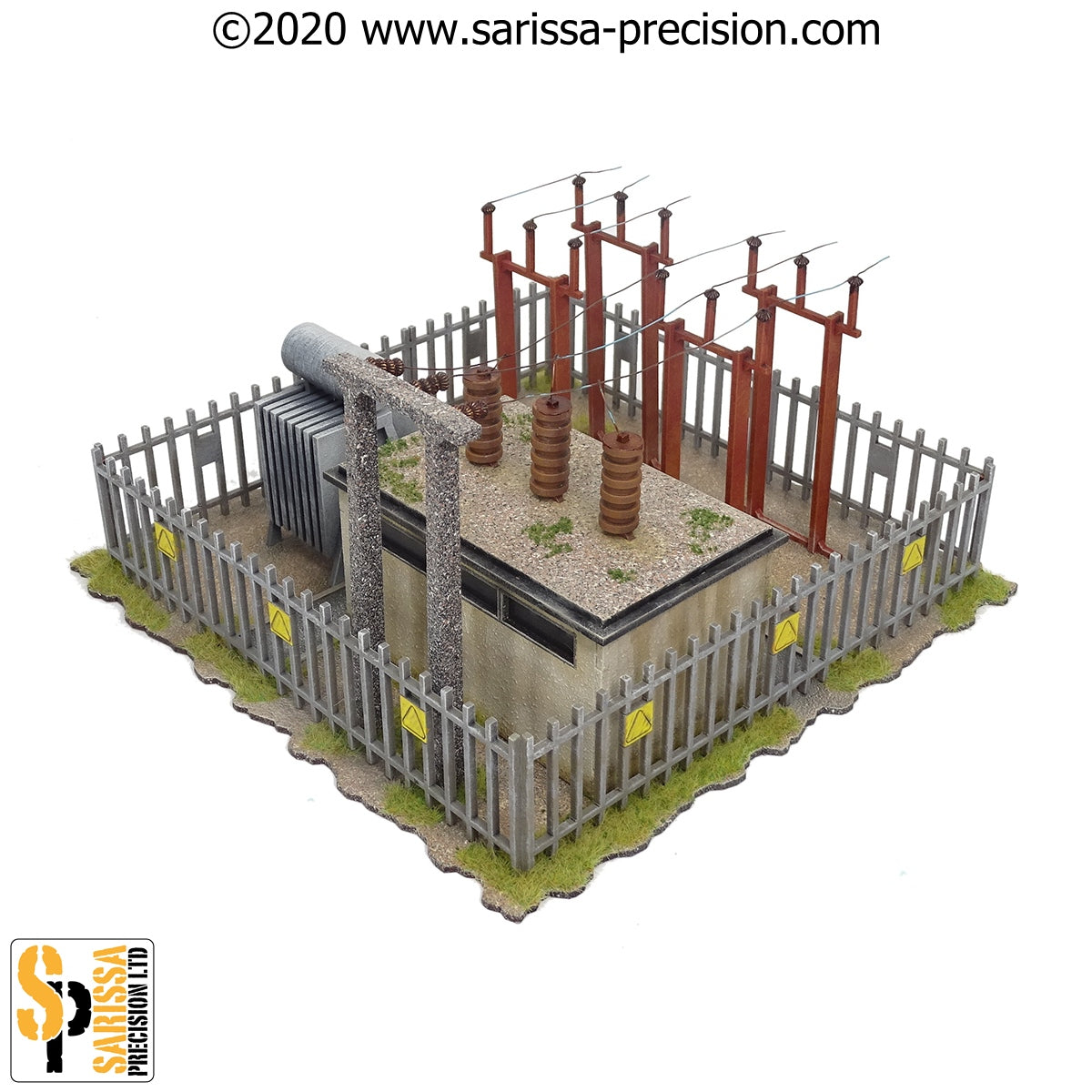 Electrical Substation - Post Apocolyptic MDF Scenery