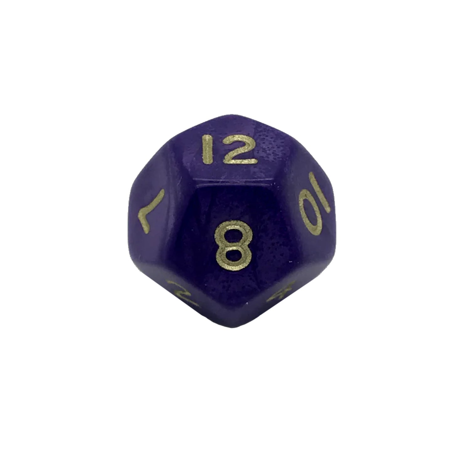 Pearl Purple D12 Poly Dice