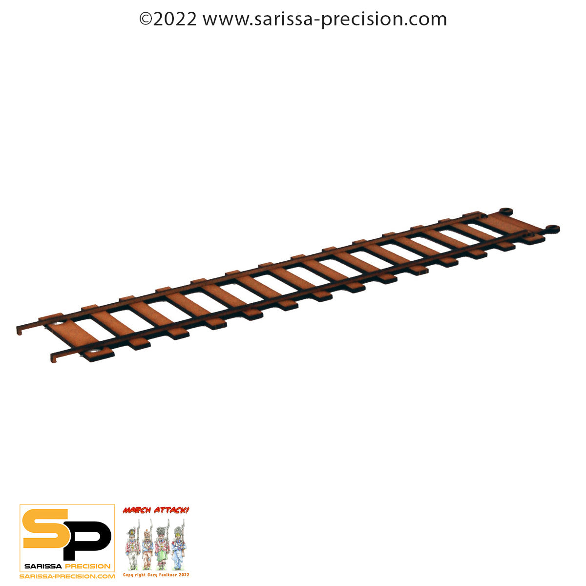 Rail Track Pack: Straight - Railway MDF Scenery