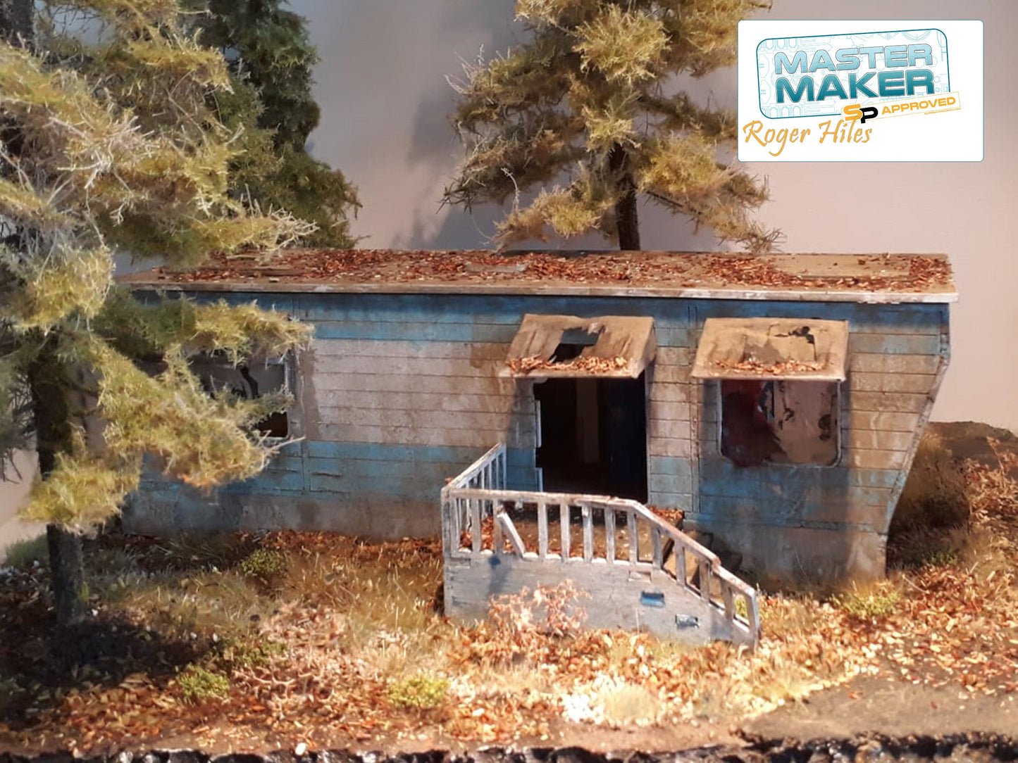 Residential Trailer - Post Apocolyptic MDF Scenery