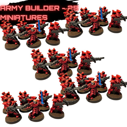 25 Plastic Space Rangers Miniatures - Army Builder