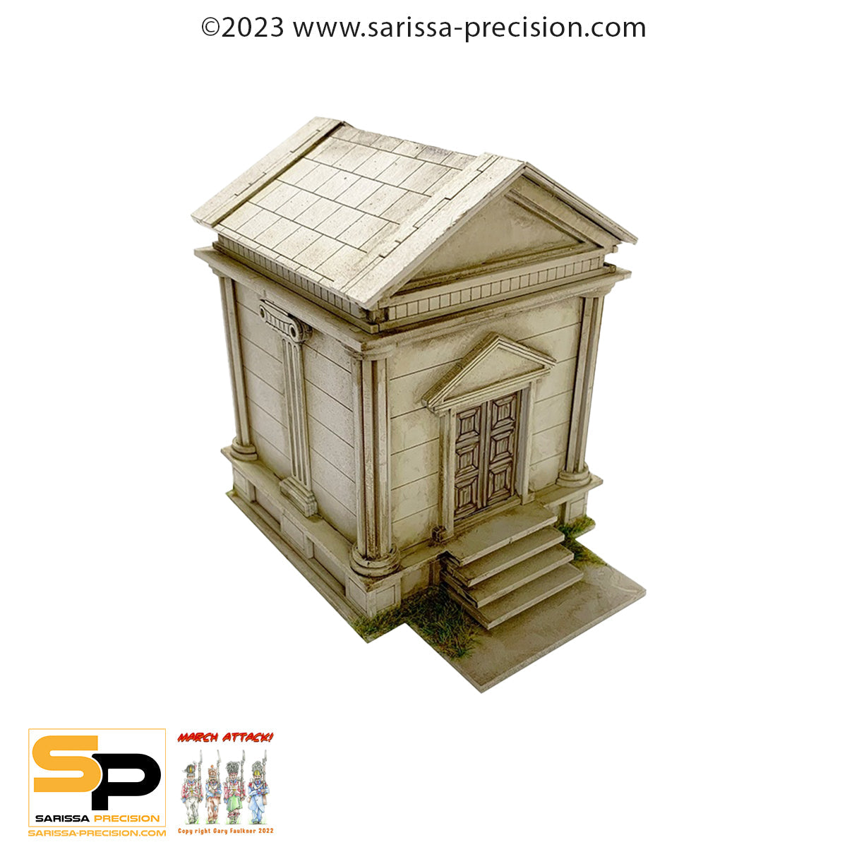 Roadside Shrine / Mausoleum - Ancient Rome MDF Scenery